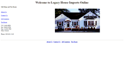 Desktop Screenshot of legacyhouseimports.com