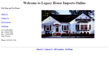 Tablet Screenshot of legacyhouseimports.com